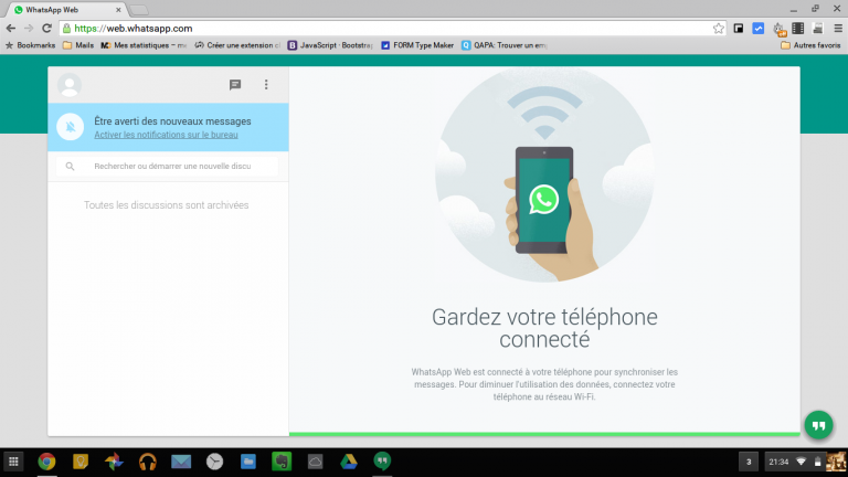 whatsapp web download for chromebook