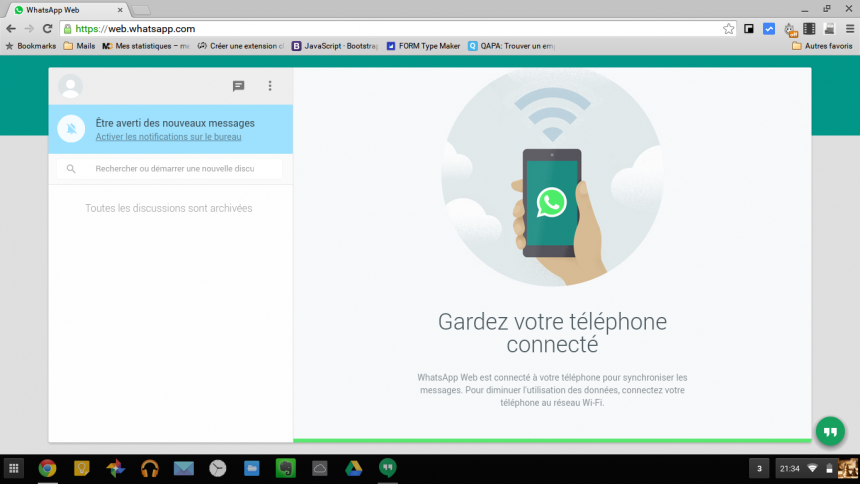 whatsapp web download for cromebook