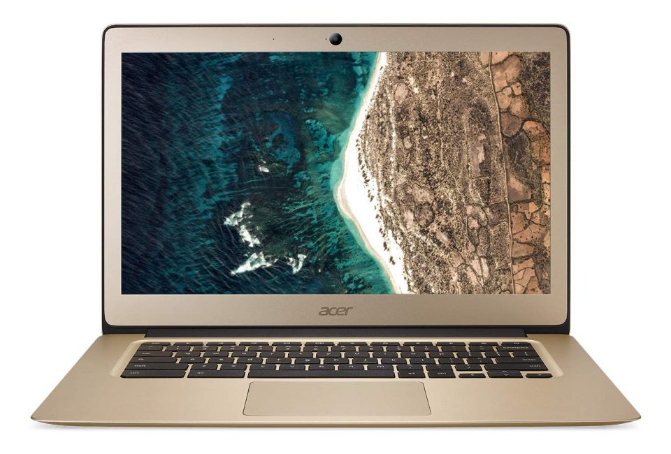 Acer Chromebook CB3-431-C01X Ordinateur portable 14" FHD Gold (Intel Celeron, 4 Go de RAM, 32 Go eMMC, Intel HD Graphics, OS Chrome)