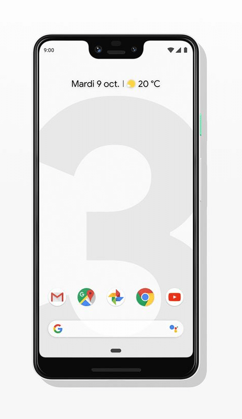 Media CardSmartphone Google Pixel 3 XL 128 Go Résolument blancMedia Card