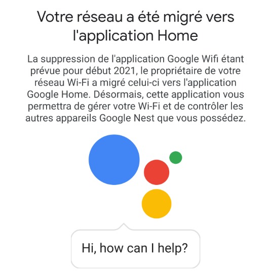 Google Home informe mieux sur le réseau Wifi