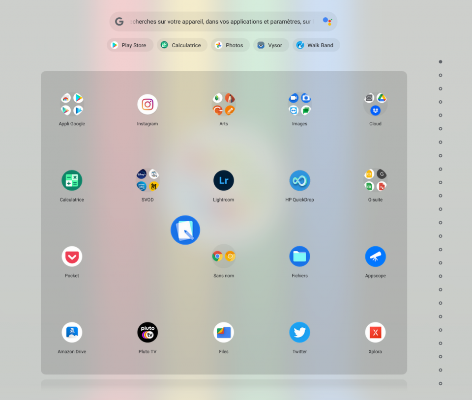 Lanceur d'application de Chrome OS