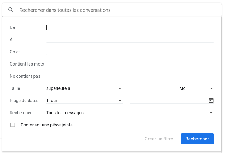 Comment filtrer les courriels dans Gmail