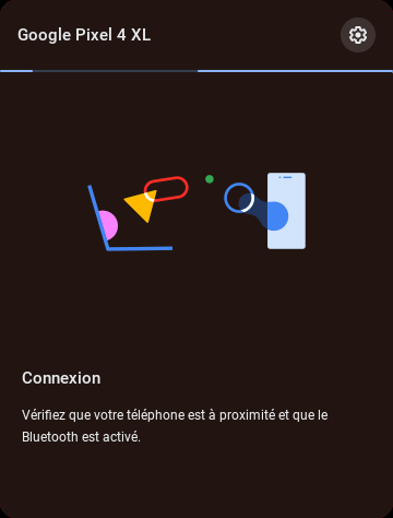 Se reconnecter à Phone Hub de Chrome OS