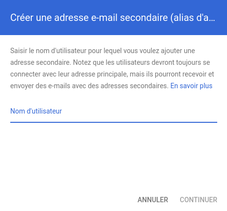 Comment créer un alias d'adresse email dans Google Workspace