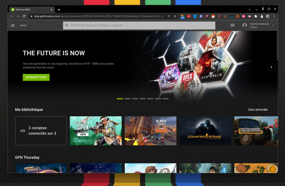 Nvidia GeForce Now une alternative fiable à Google Stadia sur Chromebook