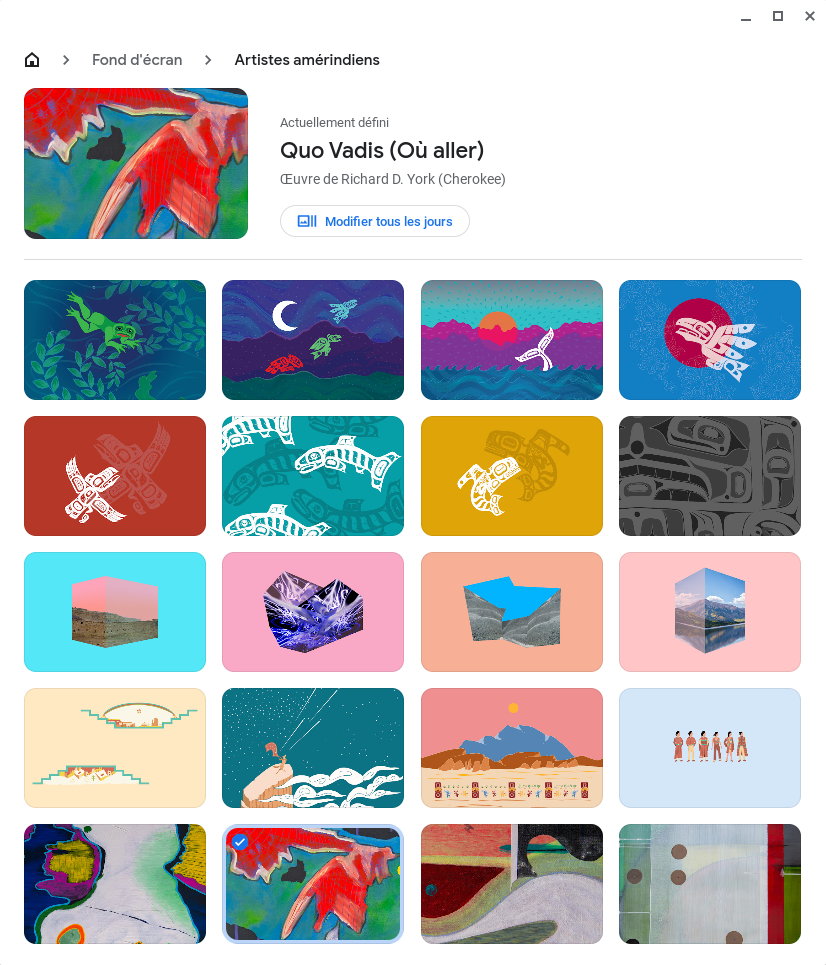 Les artistes Amérindiens sont à l'honneur avec Google
