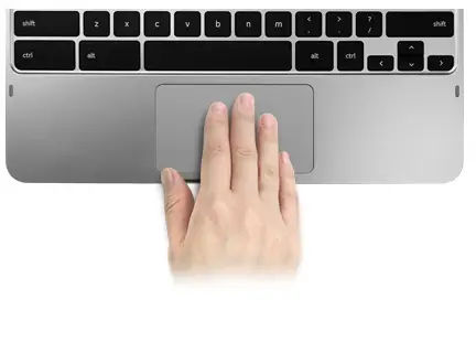 Utiliser la gestuelle à trois doigts sur le trackpad